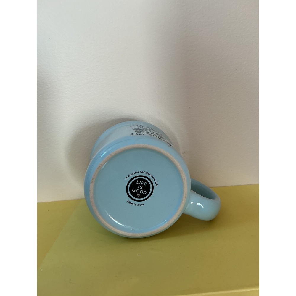 Life Is Good Mug Light Blue The Best Things‎ In Life Are Not Things Winnie Pooh - Picture 4 of 4